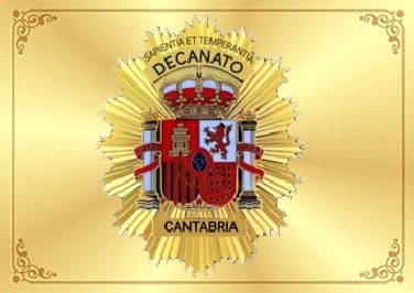 Placa conmemorativa de Asociación Decanato de Detectives de Cantabria