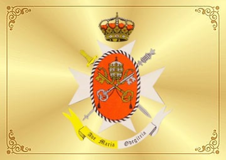 Placa conmemorativa de R.A. SS. J.B.E. de los Caballeros de Malta Ad Honorem de Catanzaro