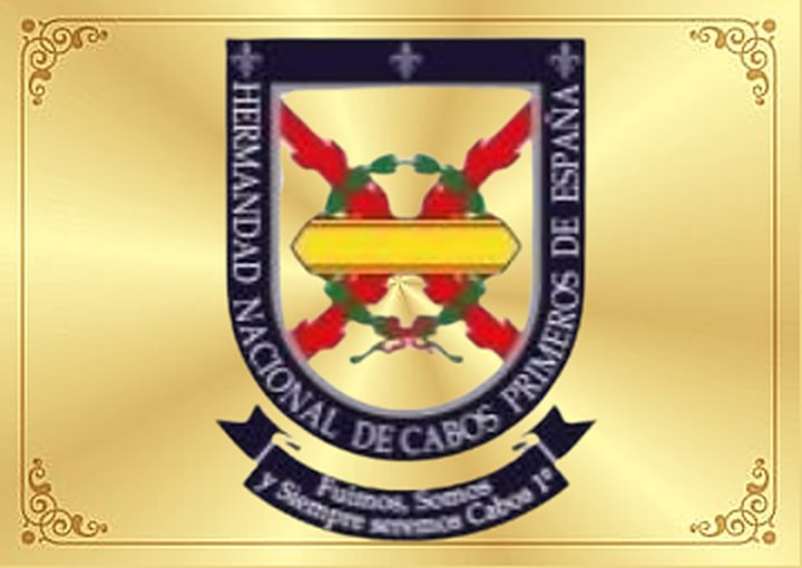 Placa conmemorativa de Hermandad Nacional de Cabos Primeros de España